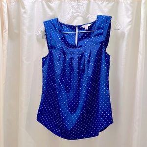 Candies Blue Dot Top